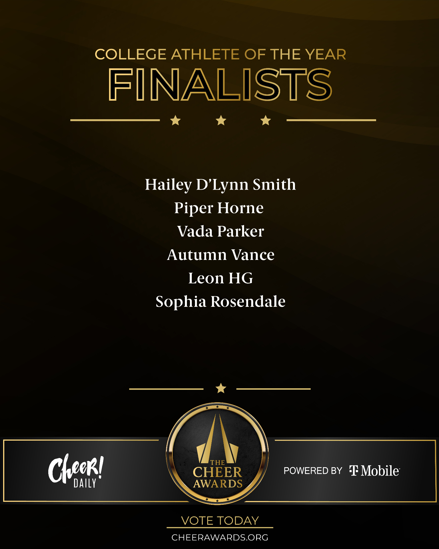 College Athlete of the Year finalists