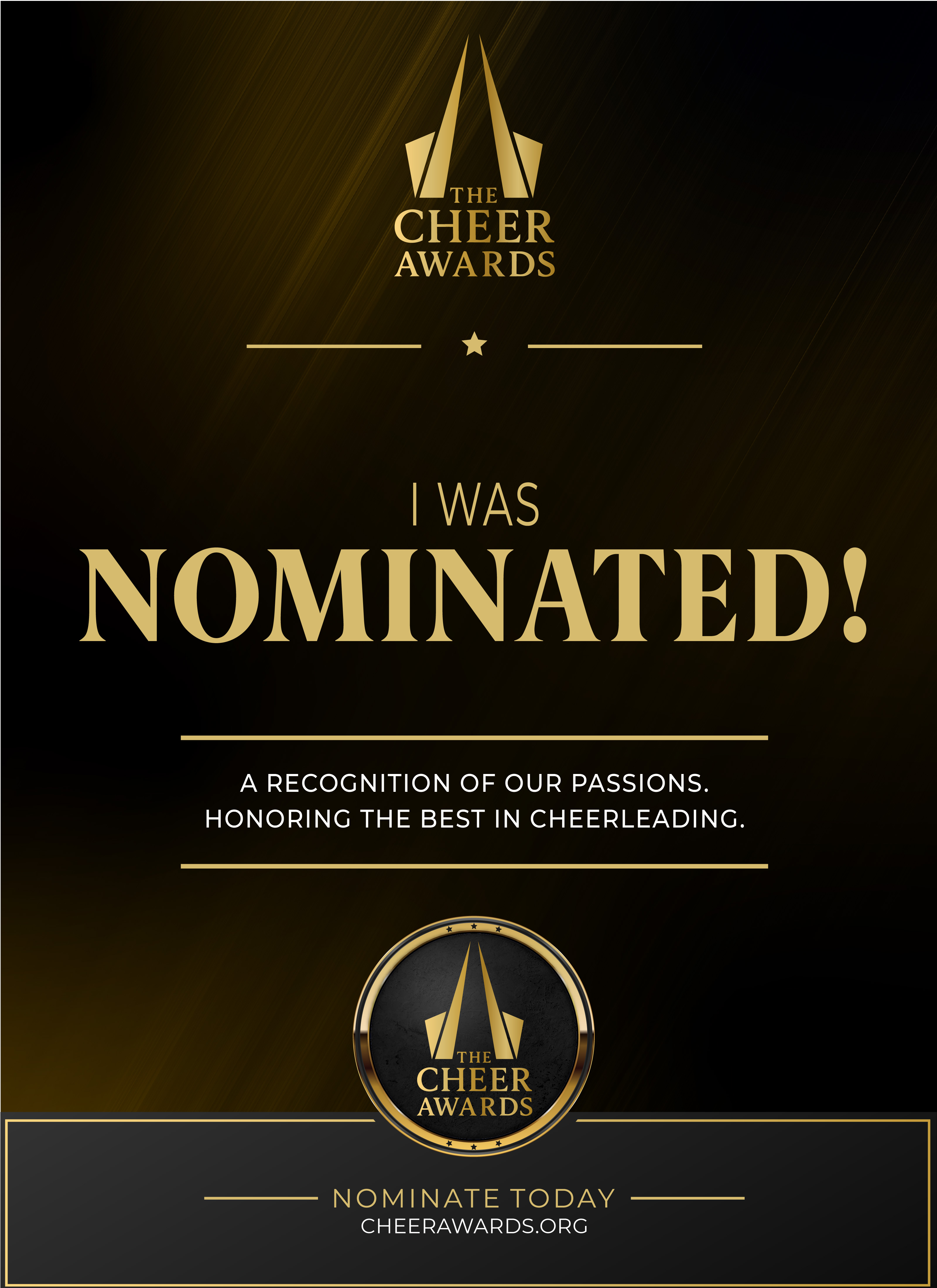 I Was Nominated — nominee share graphic