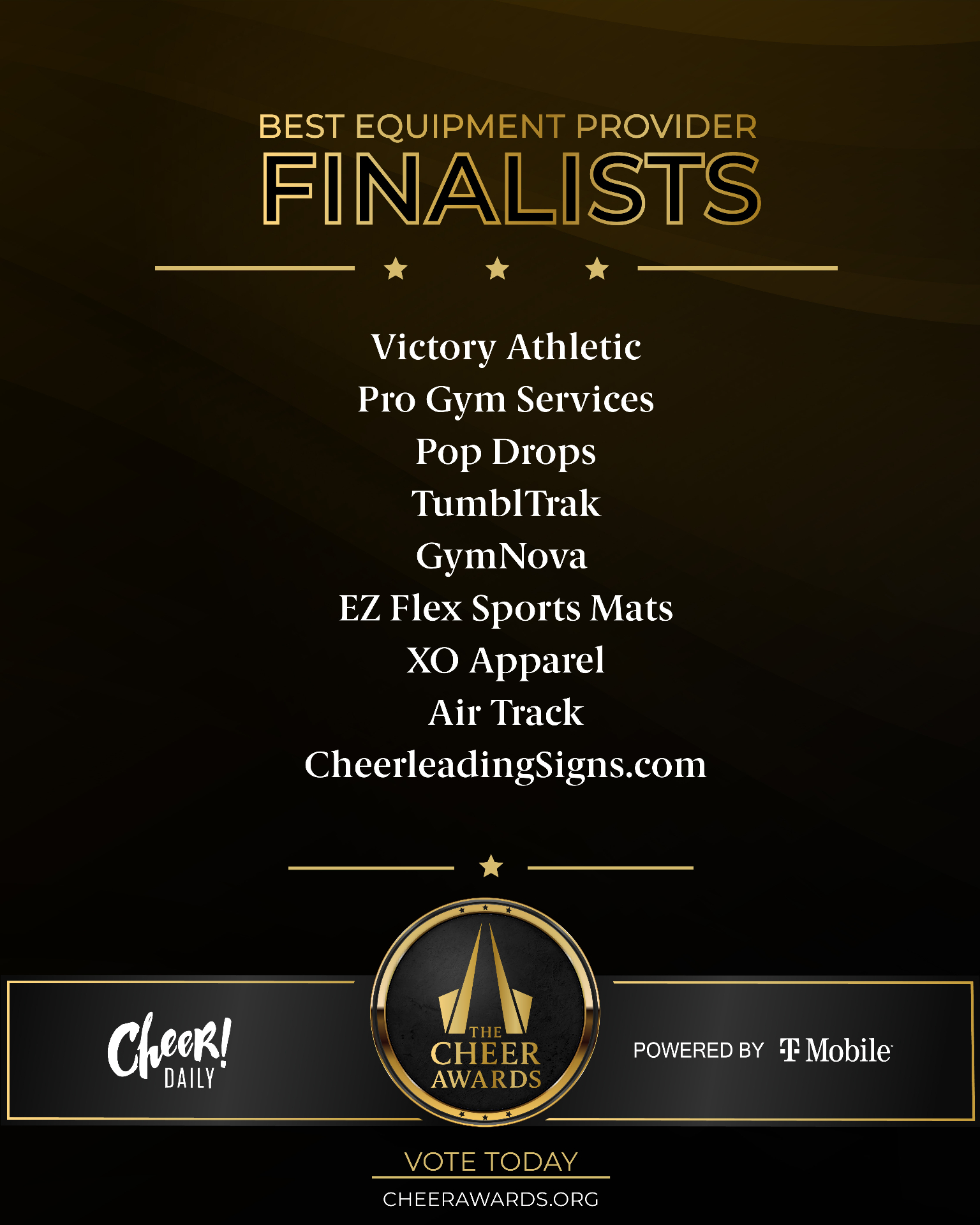 Best Equipment Provider finalists