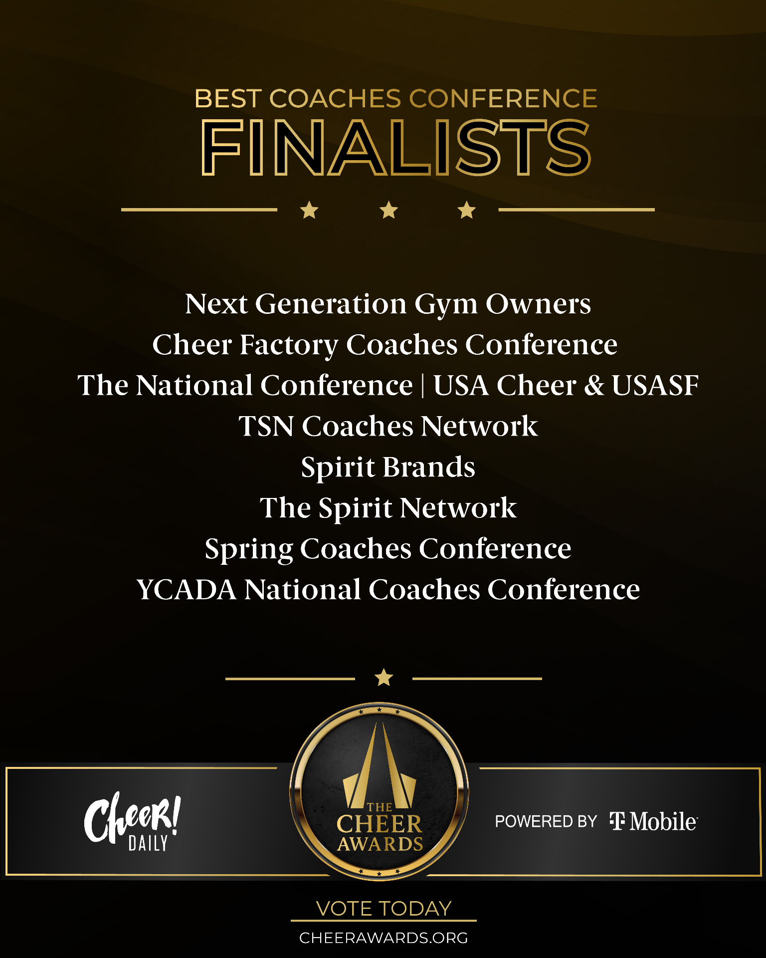 Best Coaches Conference finalists