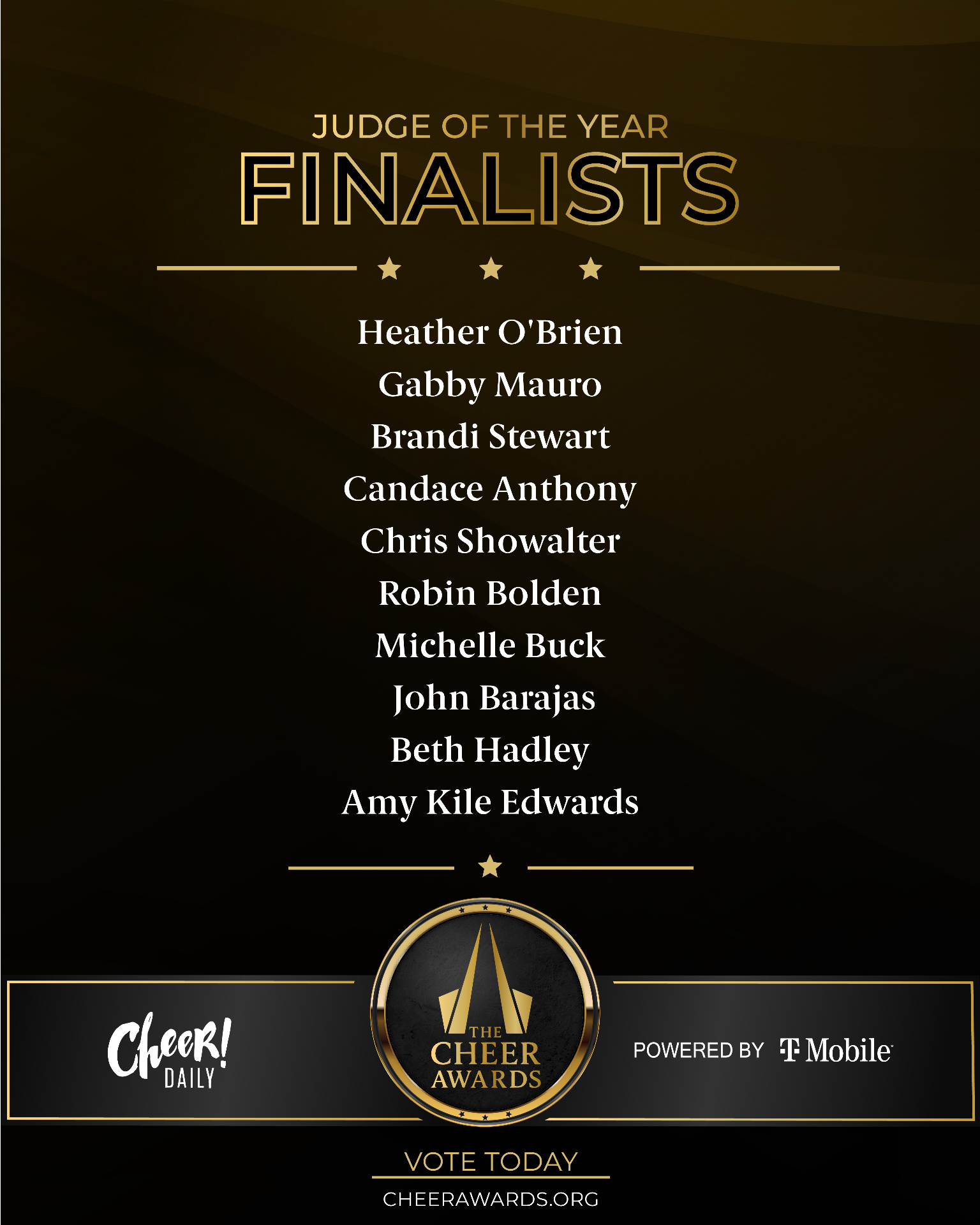 Judge of the Year finalists