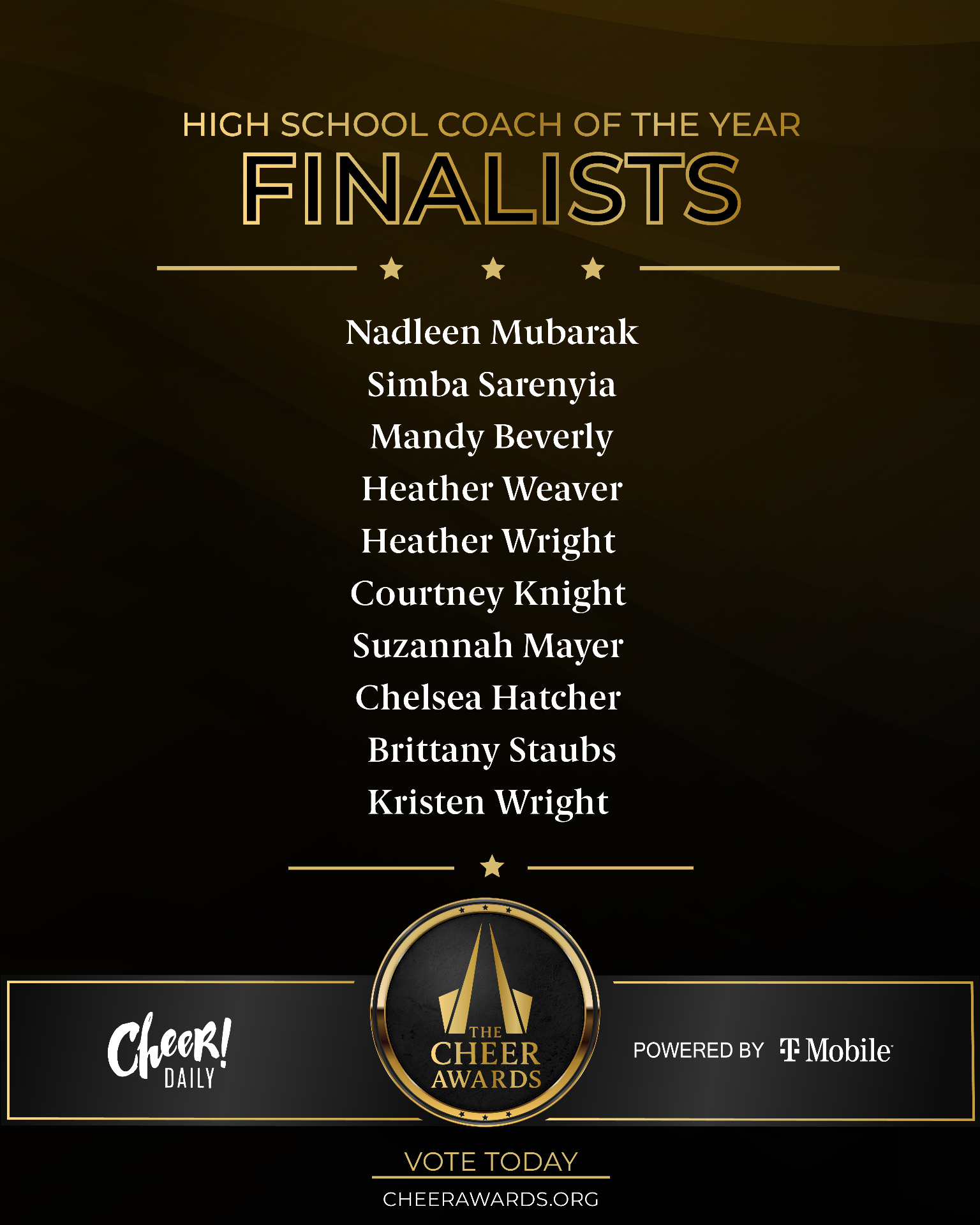 High School Coach of the Year finalists
