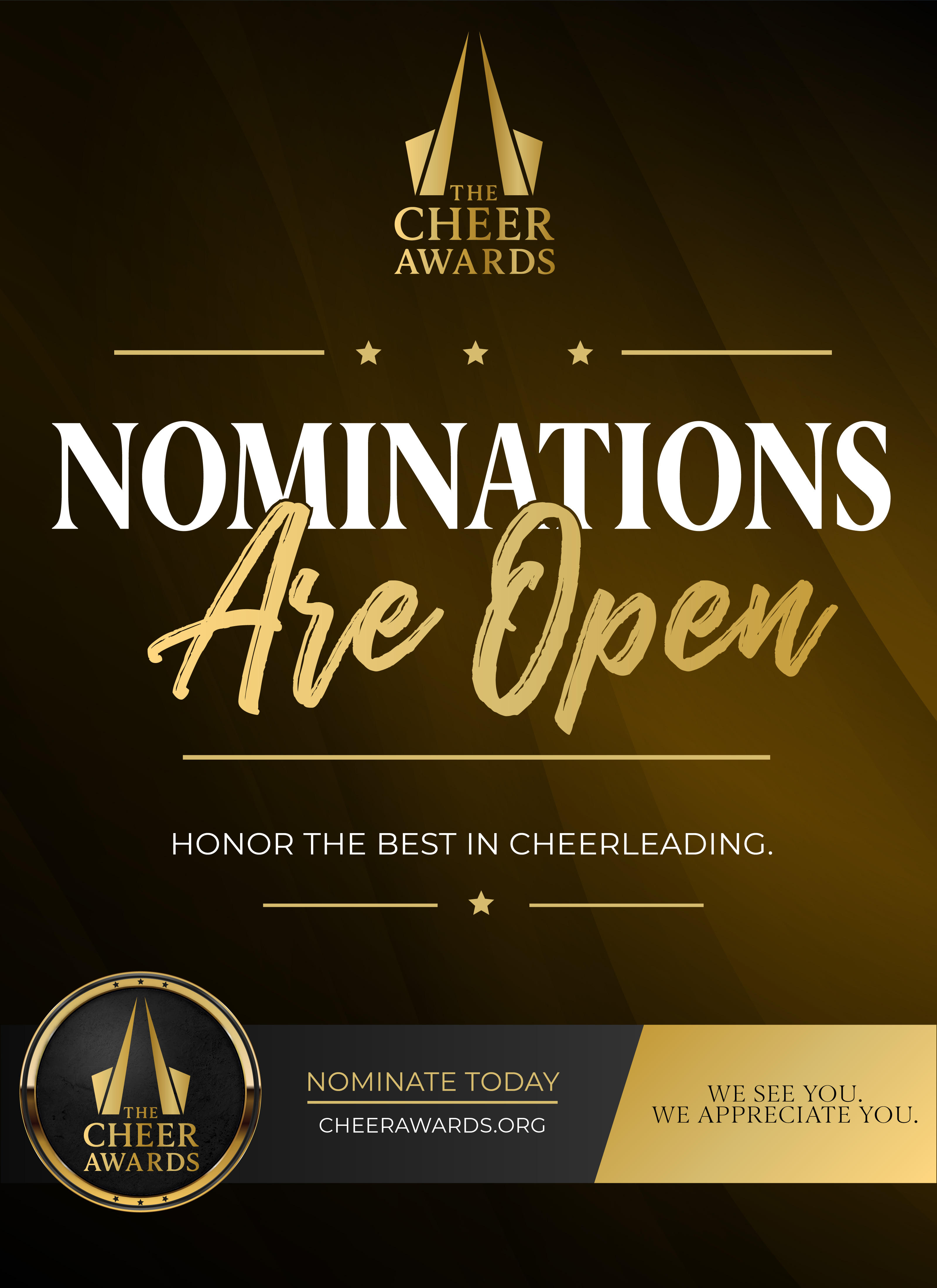 Nominations Are Open promo graphic