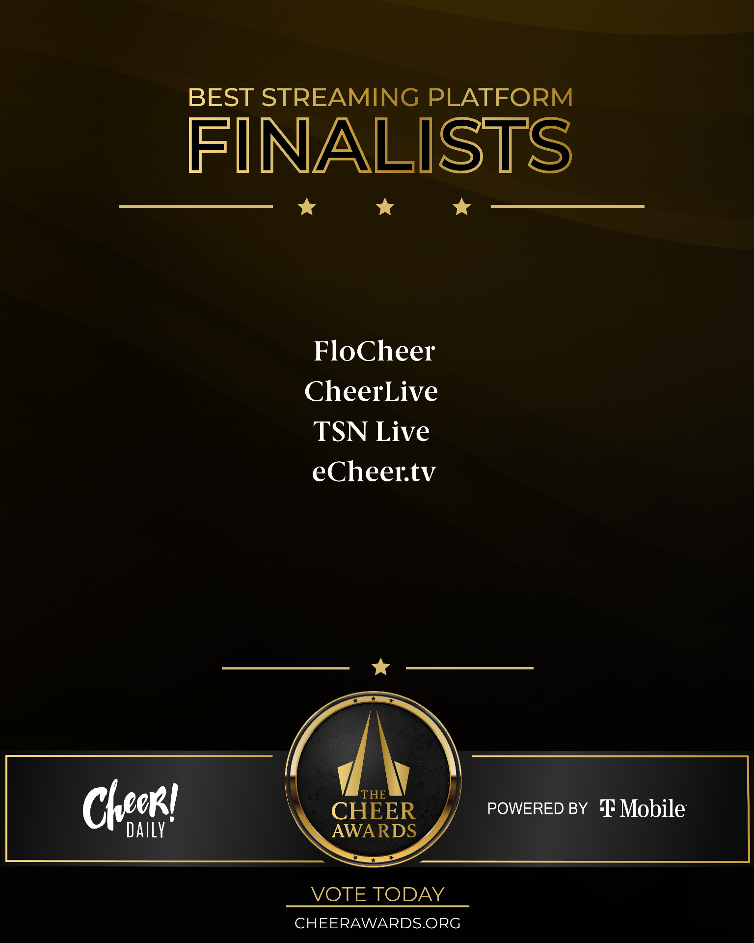 Best Streaming Platform finalists