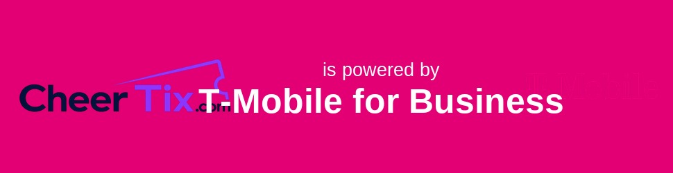 CheerTix is powered by T-Mobile for Business