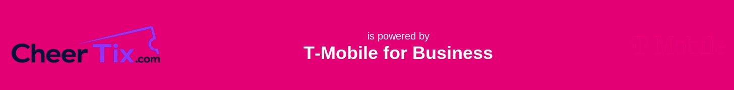 CheerTix is powered by T-Mobile for Business