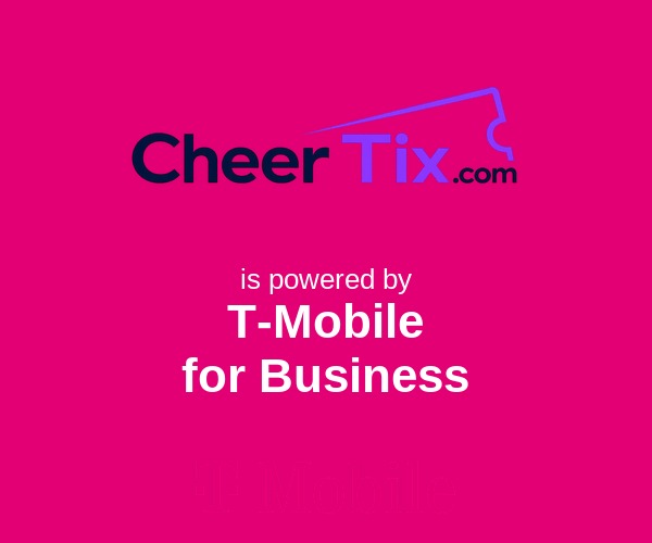 CheerTix is powered by T-Mobile for Business